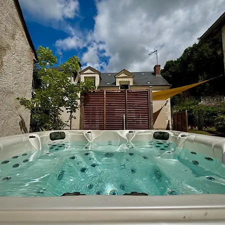 La Maison Sous Les Arbres - Duplex, Jardin Et Spa Poce-sur-Cisse Exterior photo